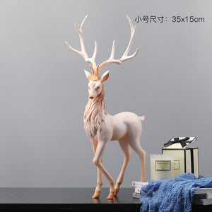 Creative home furnishings wine cabinet decorations moving to new house gifts elk ornaments living room decoration acacuss