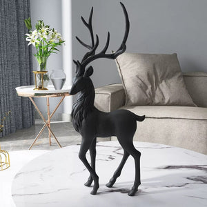 Creative home furnishings wine cabinet decorations moving to new house gifts elk ornaments living room decoration acacuss