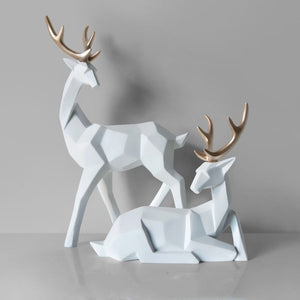 Creative lucky deer ornaments - Light luxury enamel sika deer decorations creative living room home TV cabinet wine cabinet decorations acacuss