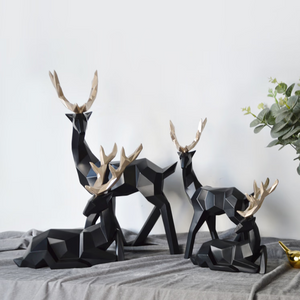 Creative lucky deer ornaments - Light luxury enamel sika deer decorations creative living room home TV cabinet wine cabinet decorations acacuss