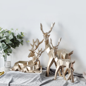 Creative lucky deer ornaments - Light luxury enamel sika deer decorations creative living room home TV cabinet wine cabinet decorations acacuss
