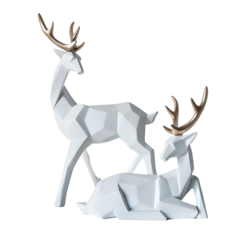 Creative lucky deer ornaments - Light luxury enamel sika deer decorations creative living room home TV cabinet wine cabinet decorations acacuss