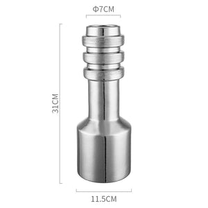 Creativity Gold Silver Screw Geometric Abstract Ceramic Handicraft Ornaments Vases Stripe Nut Home Decoration Flower Arrangement acacuss
