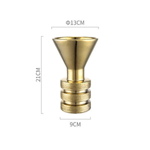Creativity Gold Silver Screw Geometric Abstract Ceramic Handicraft Ornaments Vases Stripe Nut Home Decoration Flower Arrangement acacuss