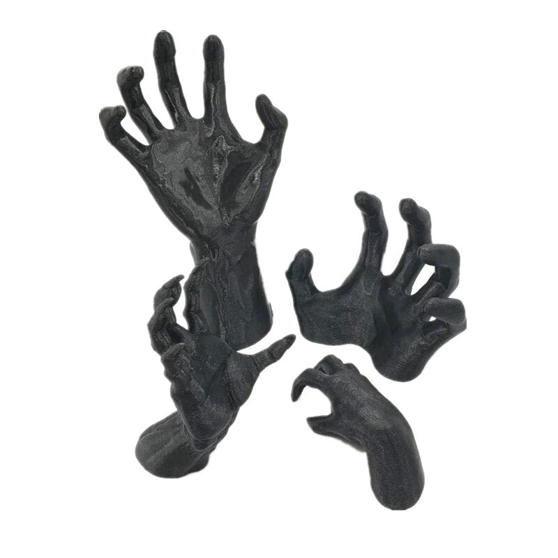 Creepy Reaching Hands Wall Decor From Addams Family Spooky Scary Wall Decoration Holiday Party Costume Prop acacuss