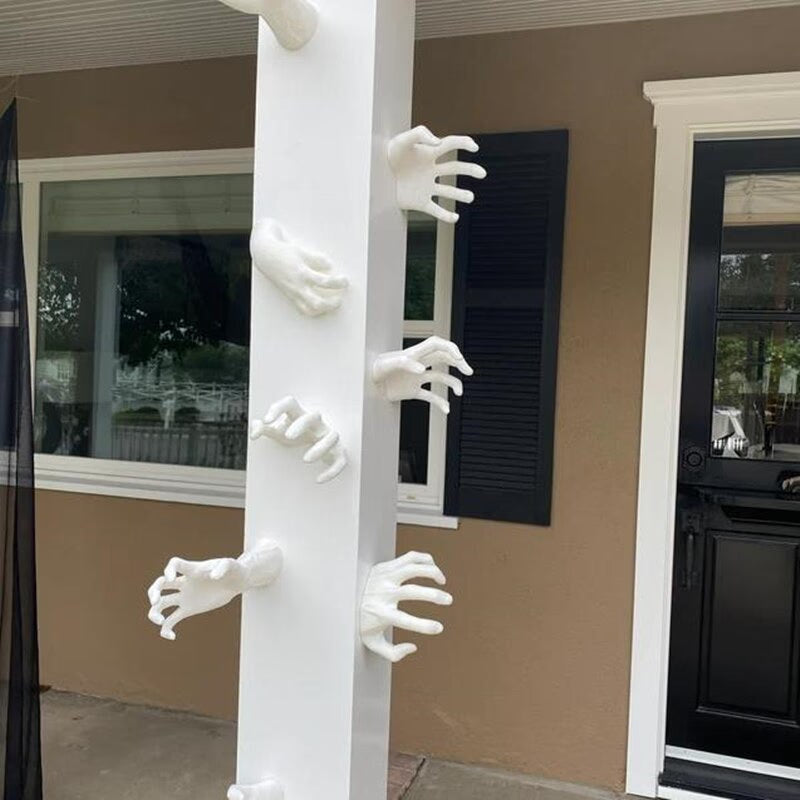 Creepy Reaching Hands Wall Decor From Addams Family Spooky Scary Wall Decoration Holiday Party Costume Prop acacuss