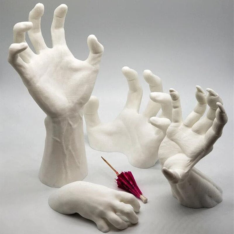 Creepy Reaching Hands Wall Decor From Addams Family Spooky Scary Wall Decoration Holiday Party Costume Prop acacuss