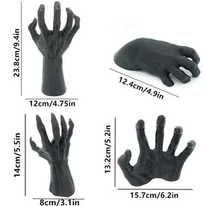 Creepy Reaching Hands Wall Decor From Addams Family Spooky Scary Wall Decoration Holiday Party Costume Prop acacuss