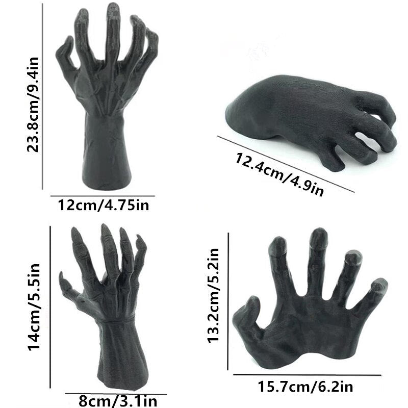 Creepy Reaching Hands Wall Decor From Addams Family Spooky Scary Wall Decoration Holiday Party Costume Prop acacuss