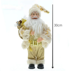 Cross-border Christmas new 45cm Santa Claus grandparents doll ornaments decorations scene layout acacuss