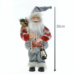 Cross-border Christmas new 45cm Santa Claus grandparents doll ornaments decorations scene layout acacuss