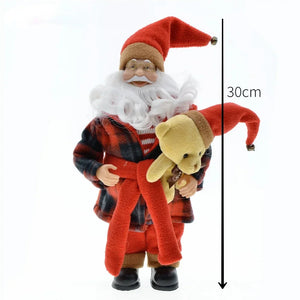 Cross-border Christmas new 45cm Santa Claus grandparents doll ornaments decorations scene layout acacuss