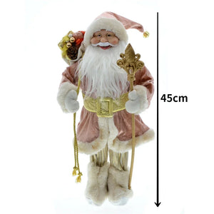 Cross-border Christmas new 45cm Santa Claus grandparents doll ornaments decorations scene layout acacuss