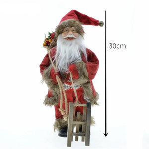 Cross-border Christmas new 45cm Santa Claus grandparents doll ornaments decorations scene layout acacuss