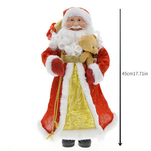 Cross-border Christmas new 45cm Santa Claus grandparents doll ornaments decorations scene layout acacuss