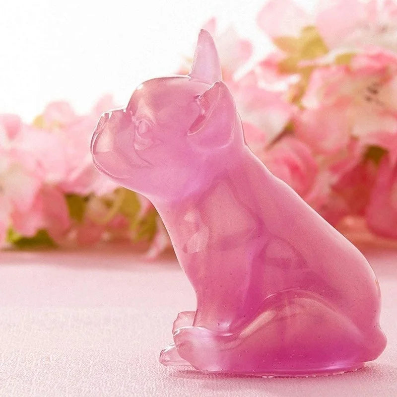 Crystal Epoxy Mould 3D French Bulldog Silicone Chocolate Shaped Dessert Decoration Baking Accessories acacuss