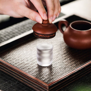 Crystal Glass Glass Purple Clay Pot With Lid and Incense Sticks Gator Coaster Decoration for Home Holder Burners Fragrance Decor acacuss