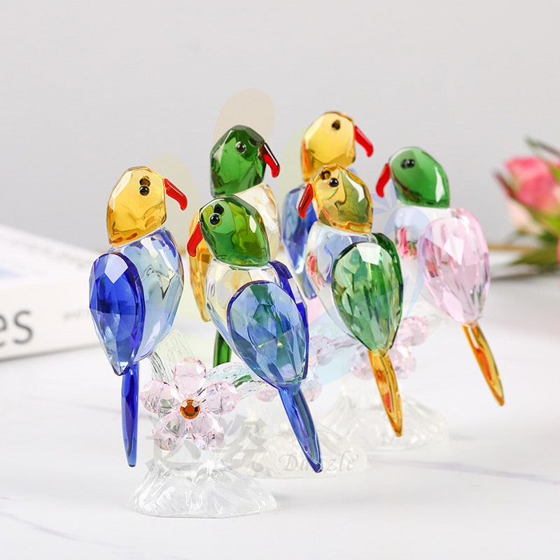 Crystal Magpie Decoration Modern Simple Desktop Decoration Office Decoration Wedding Gift Crystal Crafts Home Decoration acacuss
