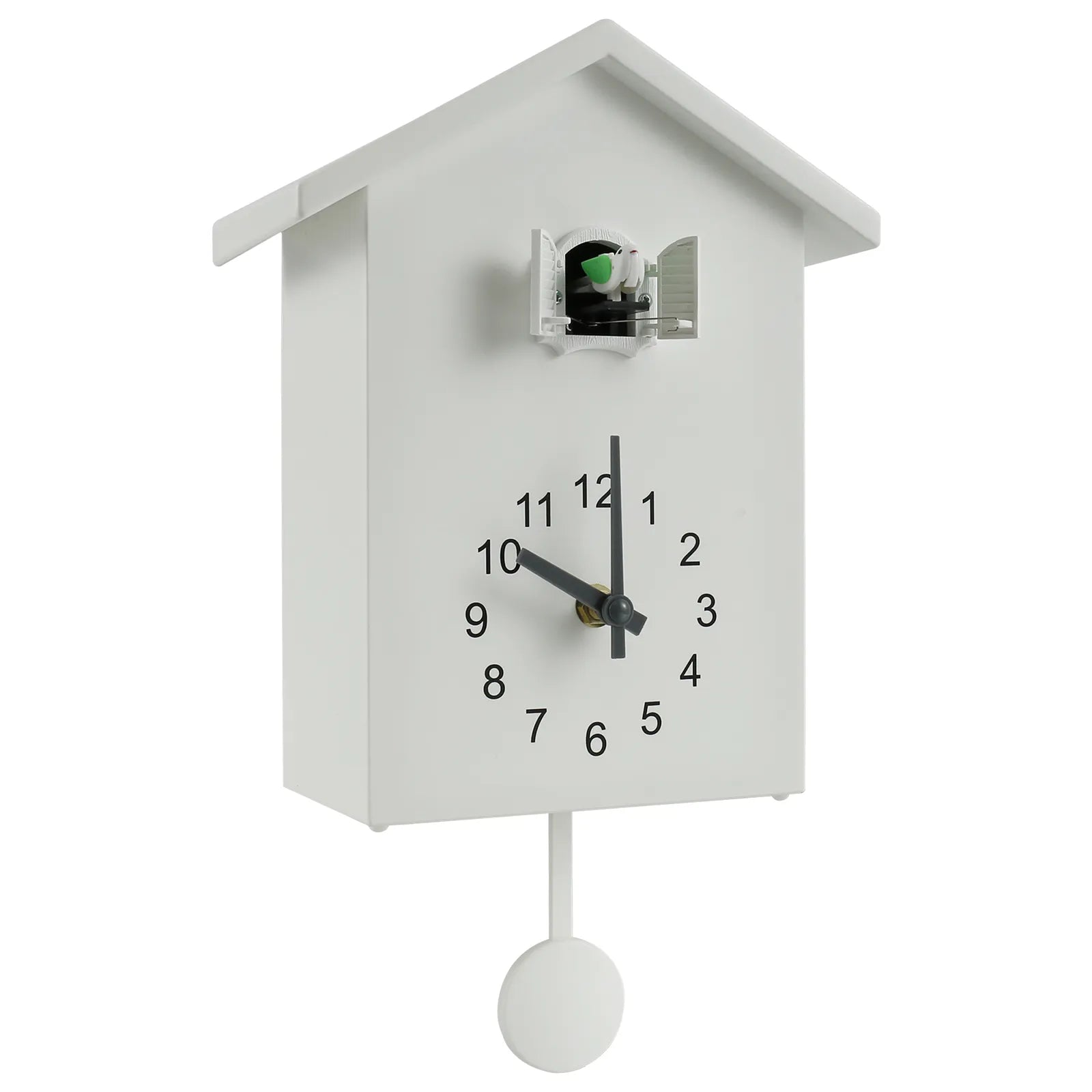 Cuckoo Clock Cuckoo Sound Clock with Pendulum Delicate Cuckoo Clock Bird Battery Powered Cuckoo Wall Clock for Living Room Decor acacuss