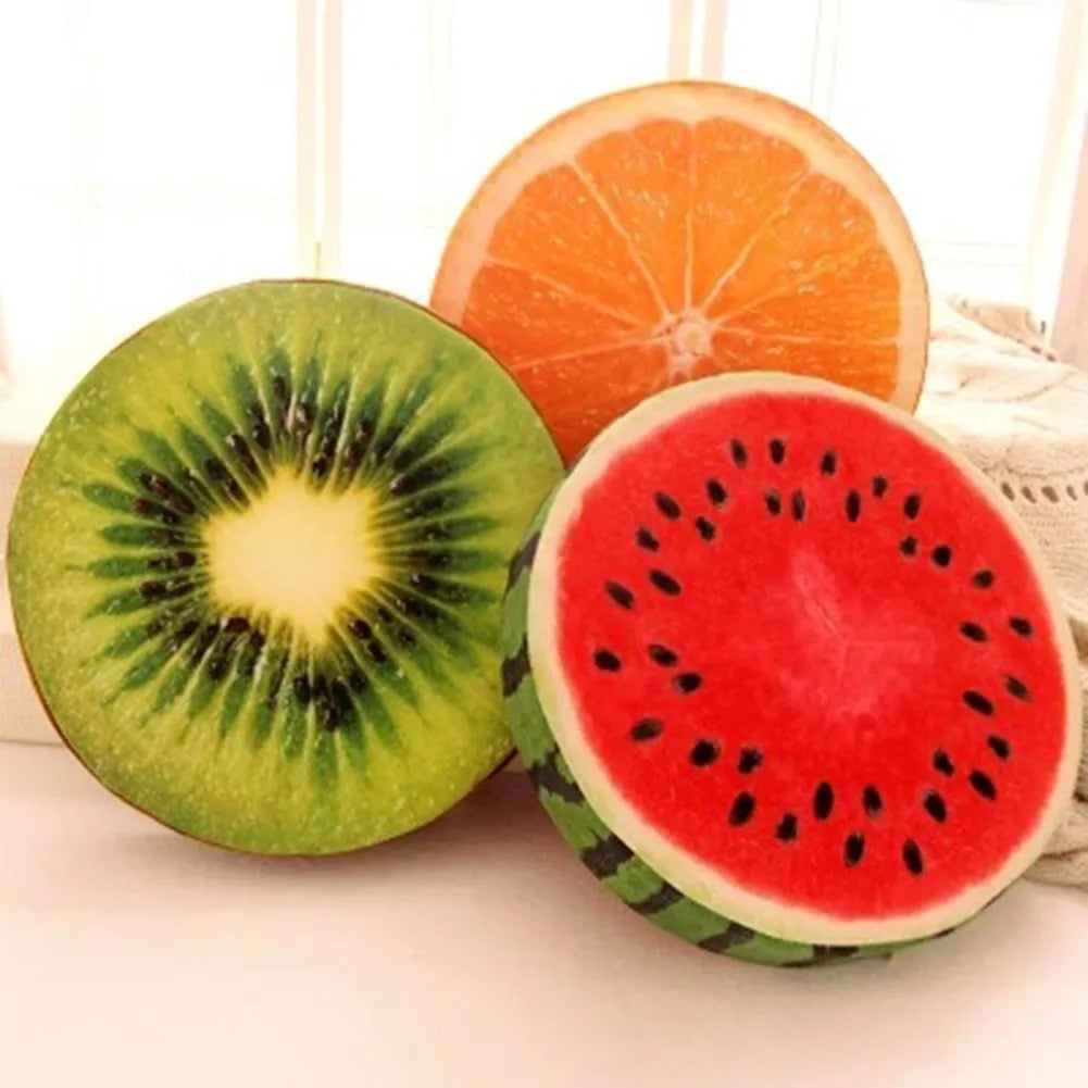 Cushion Garden Chair Cover Floor Fruit Shape Round Decoration Single Pattern acacuss