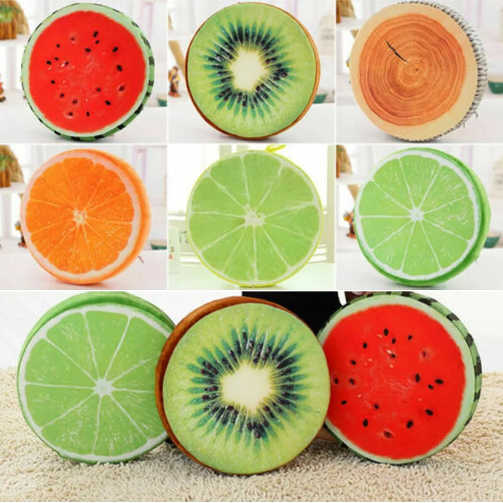 Cushion Garden Chair Cover Floor Fruit Shape Round Decoration Single Pattern acacuss