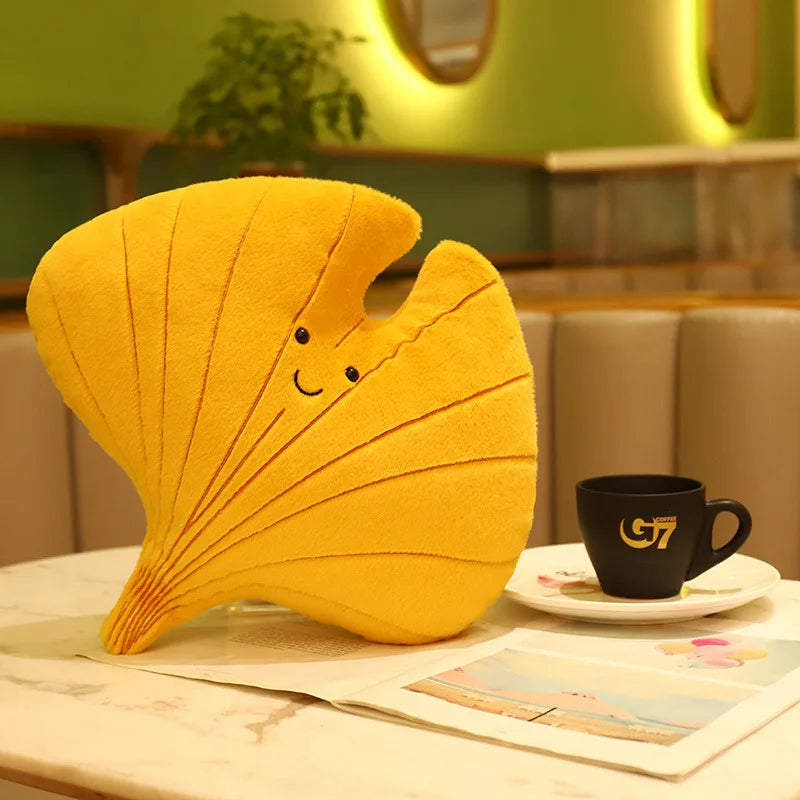 Cushion Soft Leaf Pillow Simulation Leaf Cushion Children's Room Green Plant Decoration  Chair Cushion acacuss