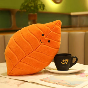 Cushion Soft Leaf Pillow Simulation Leaf Cushion Children's Room Green Plant Decoration  Chair Cushion acacuss