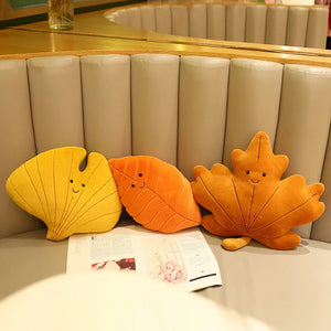 Cushion Soft Leaf Pillow Simulation Leaf Cushion Children's Room Green Plant Decoration  Chair Cushion acacuss