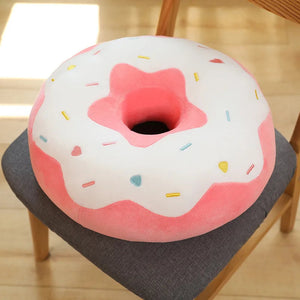 Cute Donut Shaped Seat Cushion for Kids Playground and Nursery Sweet Donut Pillow Cushion for Home Decor and Gift acacuss