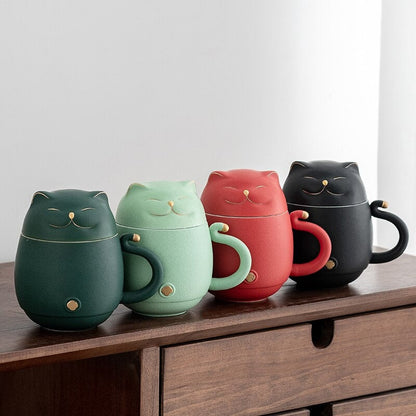 Cute Handmade large travel Coffee Mug acacuss