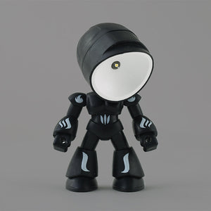 Cute LED Hero Table Lamp Mini Portable Cool Mecha Cute Robot Night Light Bedroom Home Decoration Kids Boys Gifts acacuss