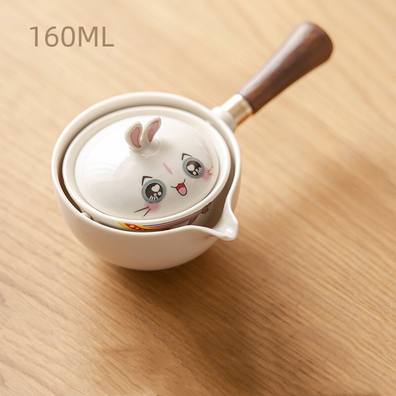 Cute Pet Glass Ceramic Chinese Kung Fu Tea set Travel Tea Set Teaware Sets Teapot For Tea Teapot Tea Cup Set Tea Maker Infuser acacuss