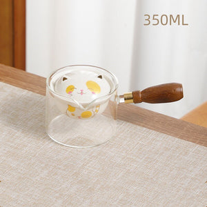 Cute Pet Glass Ceramic Chinese Kung Fu Tea set Travel Tea Set Teaware Sets Teapot For Tea Teapot Tea Cup Set Tea Maker Infuser acacuss
