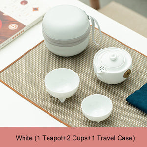 Cute mug cat lovers gift mug Ceramic Teapot with 2 Cups -  Cute Cat Travel Tea Sets - Portable Gaiwan Cup acacuss