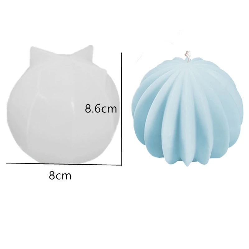 DIY Candle Silicone mold Making Mold Geometric mould 3D Shape Resin Epoxy for Handmade Soap Craft Mould Form Home Decoration acacuss