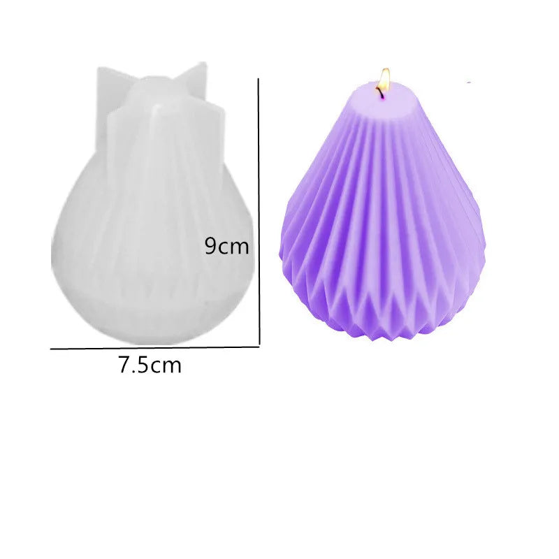 DIY Candle Silicone mold Making Mold Geometric mould 3D Shape Resin Epoxy for Handmade Soap Craft Mould Form Home Decoration acacuss