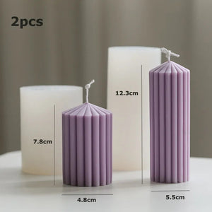DIY Candle Silicone mold Making Mold Geometric mould 3D Shape Resin Epoxy for Handmade Soap Craft Mould Form Home Decoration acacuss