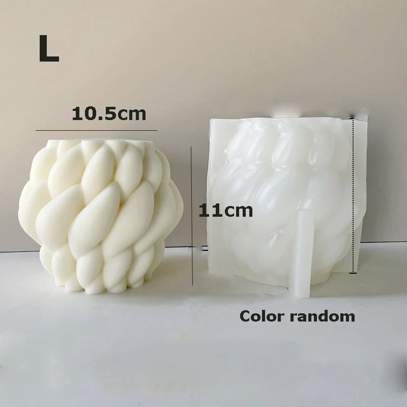 DIY Candle Silicone mold Making Mold Geometric mould 3D Shape Resin Epoxy for Handmade Soap Craft Mould Form Home Decoration acacuss