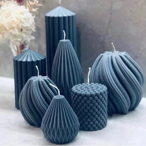 DIY Candle Silicone mold Making Mold Geometric mould 3D Shape Resin Epoxy for Handmade Soap Craft Mould Form Home Decoration acacuss