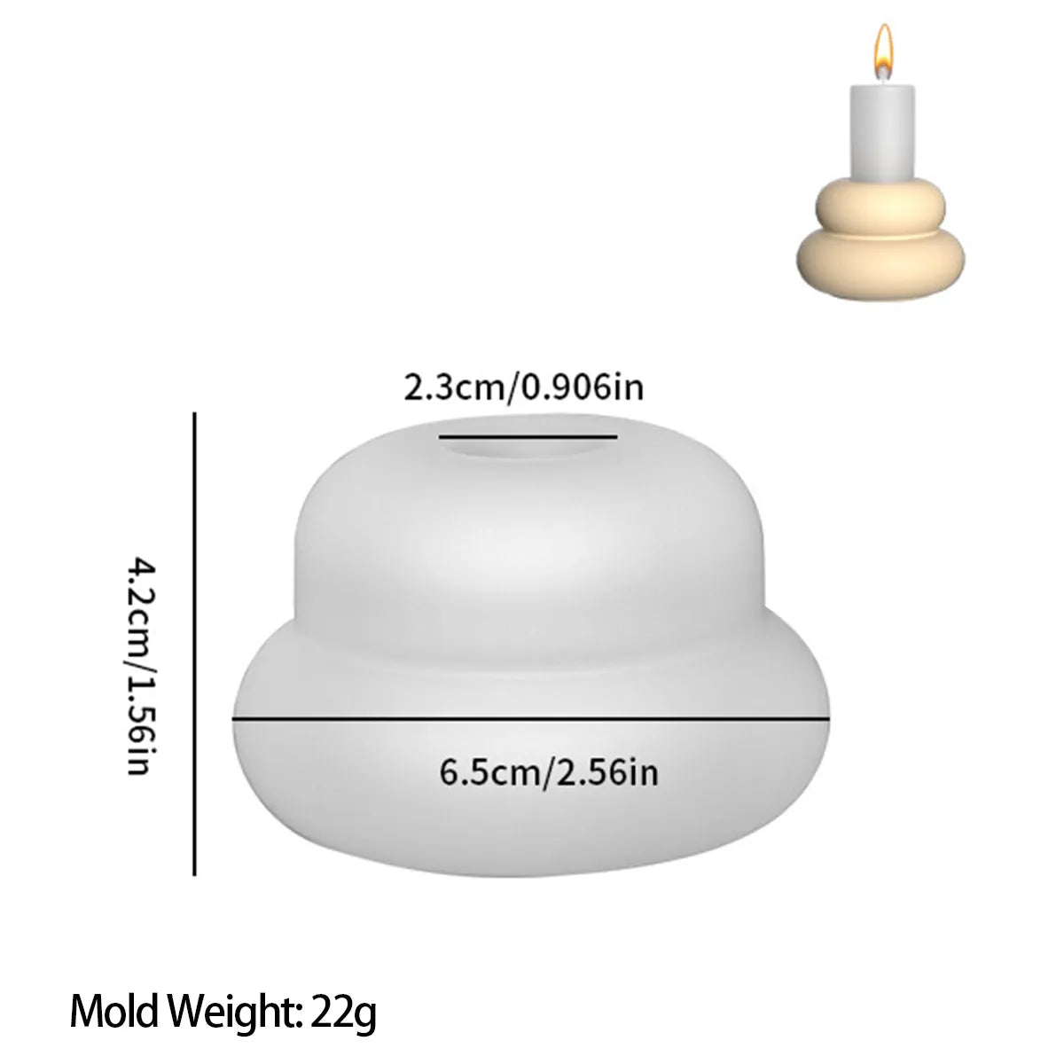 DIY Concrete Semicircle Candle Holder Silicone Mold Geometric Candle Holder Making Resin Plaster Craft Molds Home Decor Supplies acacuss