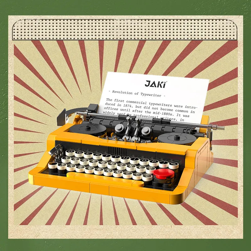 DIY Retro Electrical Appliances Furniture TV Computer Tape Walkman Game Consoles Radio Building Blocks Model Bricks Sets Toys acacuss