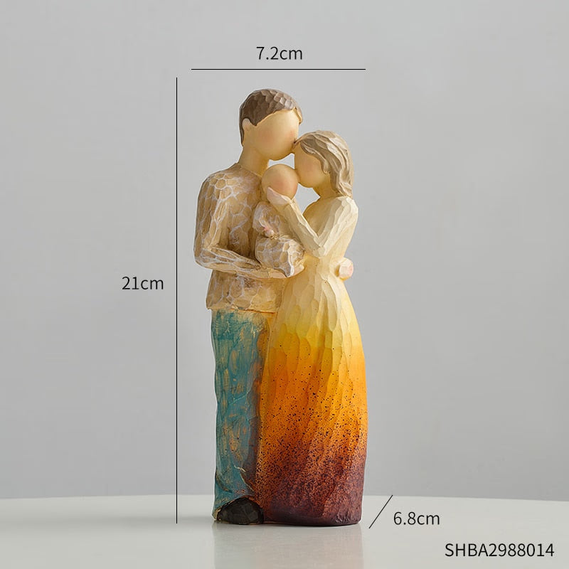 Decoration Bedroom Wedding Statues & Figurines Family Sculptures & Figurines Christmas Room Decors Aesthetic Kawaii Room Decor acacuss