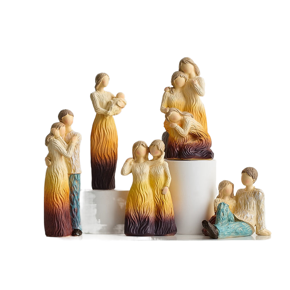 Decoration Bedroom Wedding Statues & Figurines Family Sculptures & Figurines Christmas Room Decors Aesthetic Kawaii Room Decor acacuss