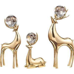 Deer Figurine BRASS Ornament acacuss