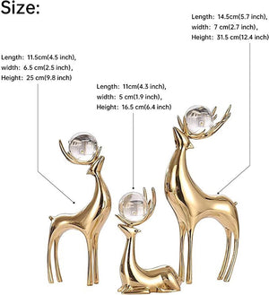 Deer Figurine BRASS Ornament acacuss