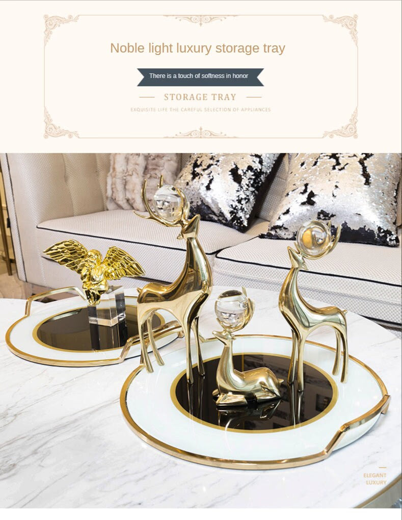 Deer Figurine BRASS Ornament acacuss