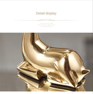 Deer Figurine BRASS Ornament acacuss