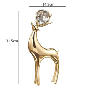 Deer Figurine BRASS Ornament acacuss
