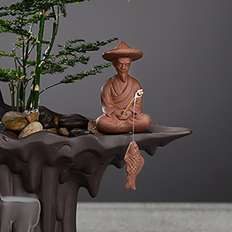 Diffuser Bakhoor Charcoal Burners Incense Stick Waterfall Unique Incense Burner Living Room Porta Velas Room Rack Ornaments acacuss