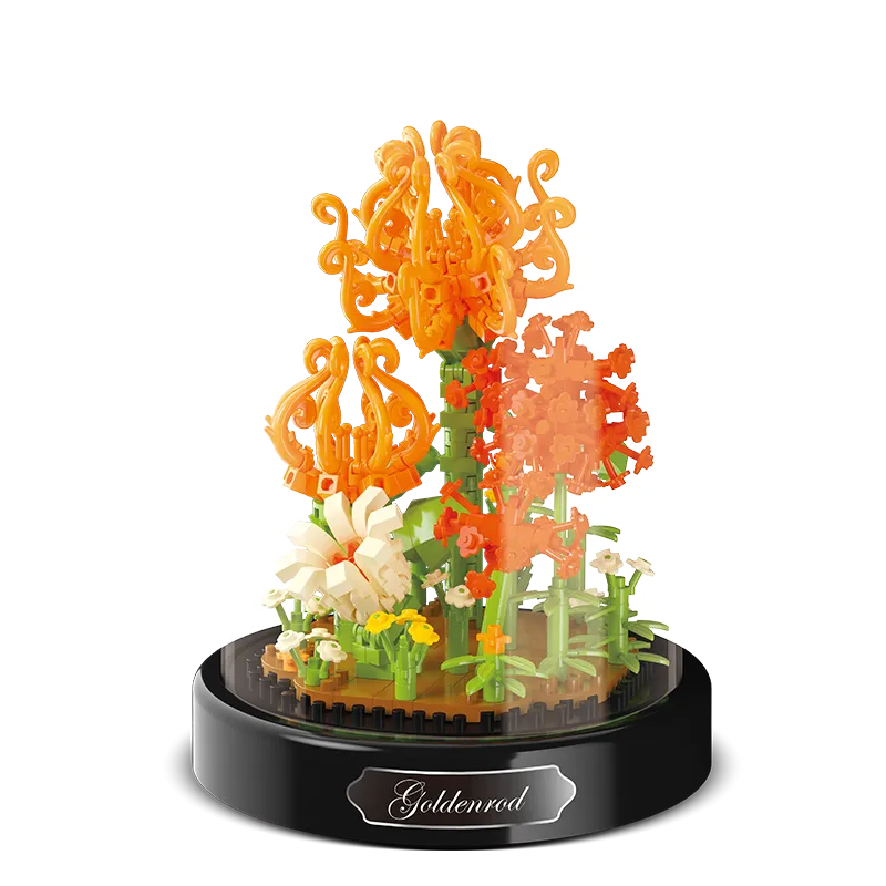 Diy Micro Flower Building Blocks Mini Bricks Particles Eternal